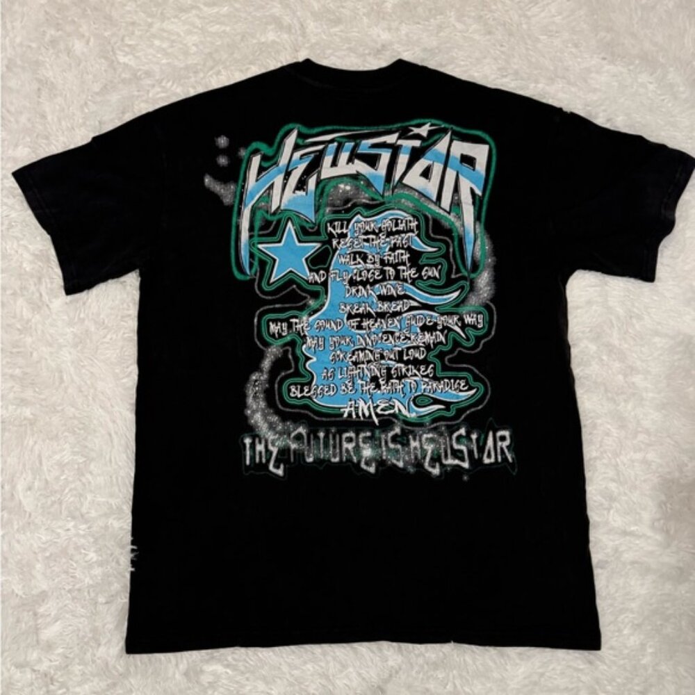 Hellstar Green Head Future Is Hellstar Black T-Sh… - image 3